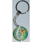 Keyring -  Domed 'I thank my God every time I remember you' in a domed disc